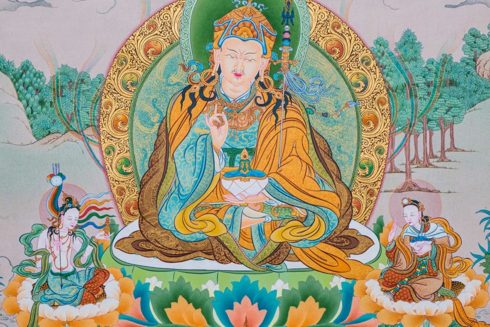 Guru Rinpoche IV (Detail B) - IOE ~ Dakini As Art