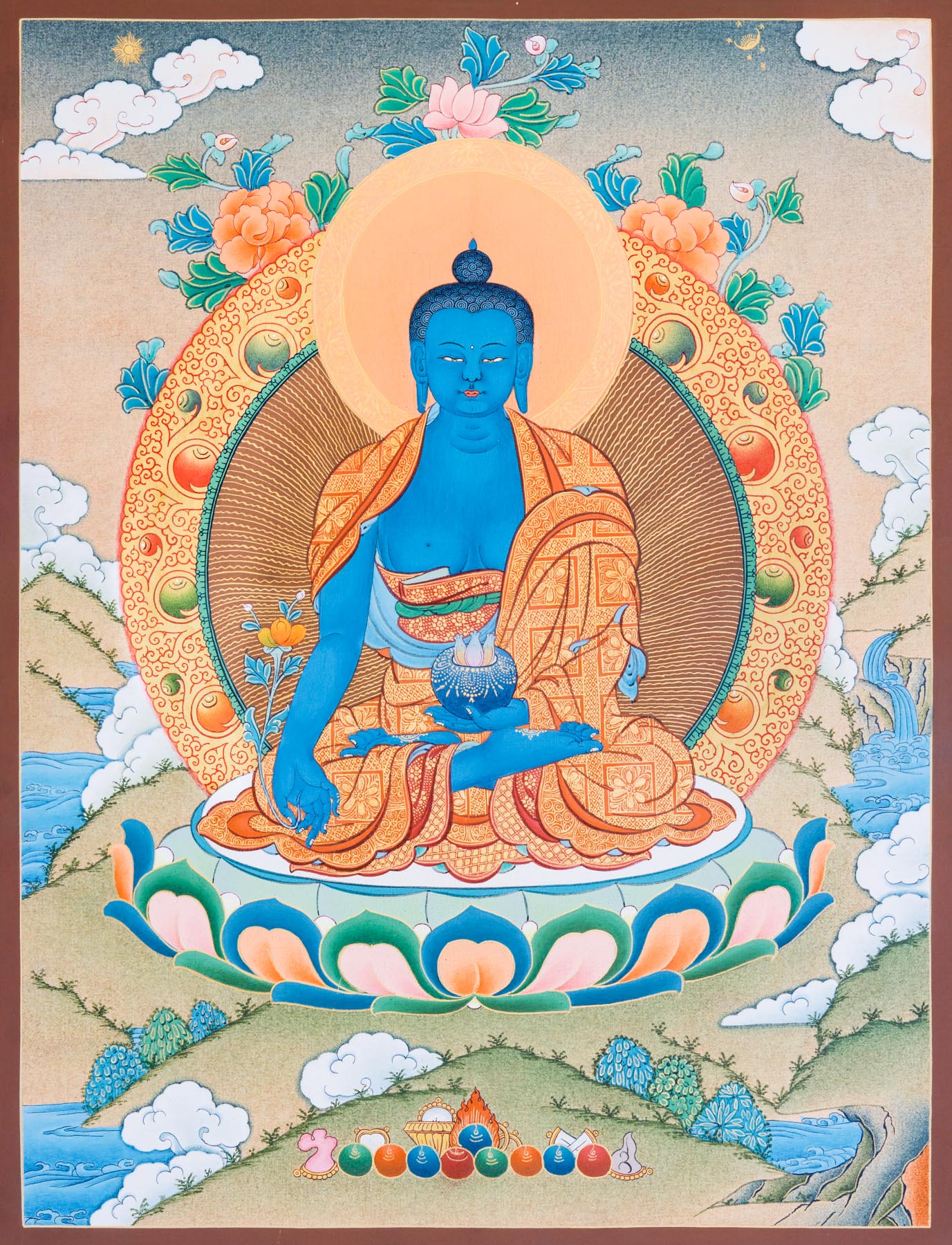 Medicine Buddha  Art Print  IOE Dakini As Art