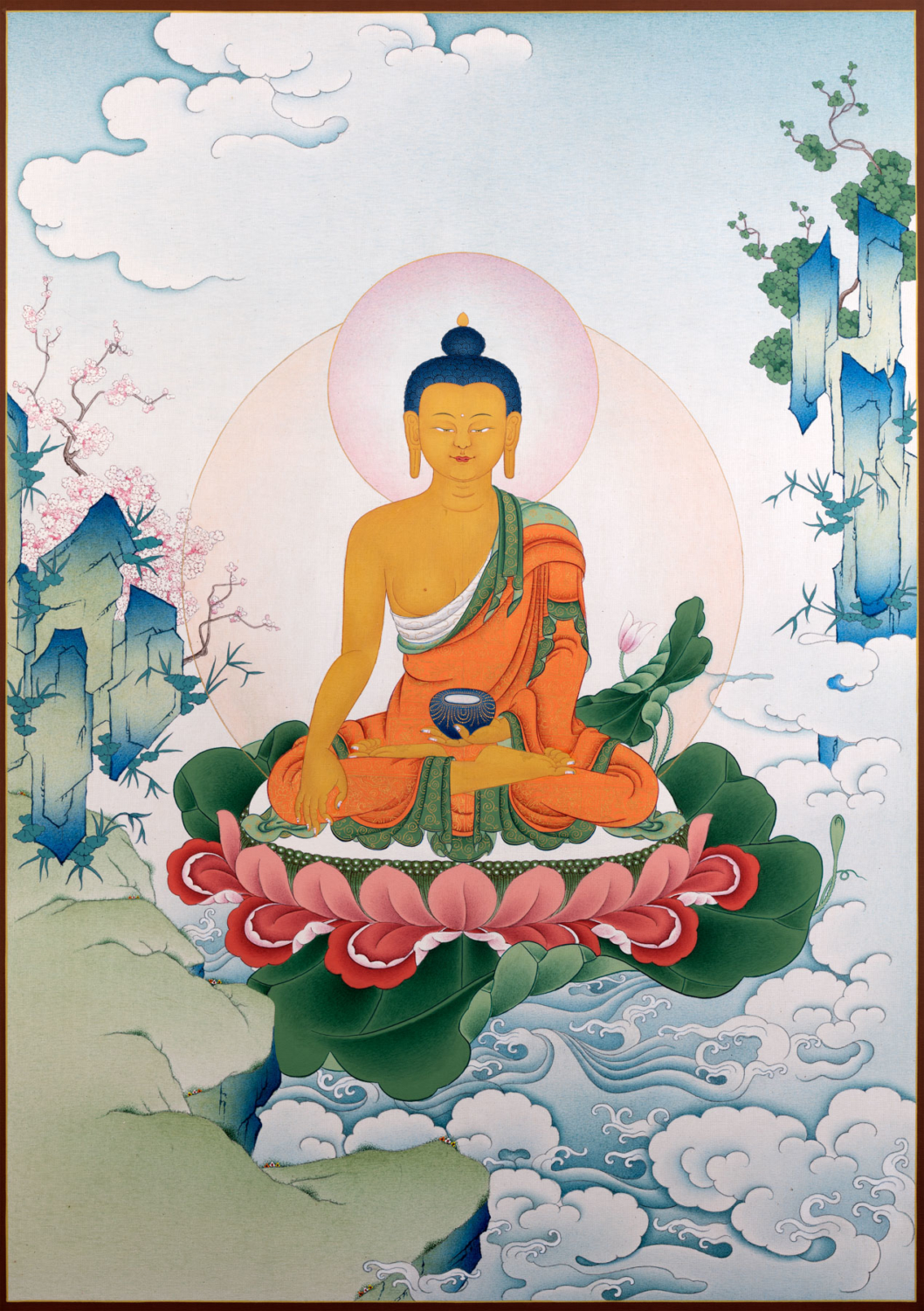 Buddha Shakyamuni II (Thangka) - Enlightenment - Dakini As Art